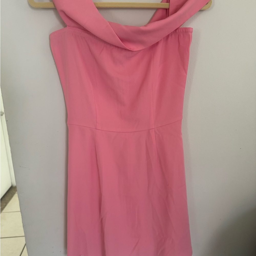 by the way. Strapless Dress in Soft Pink